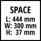 Einhell E-Case adapterplate