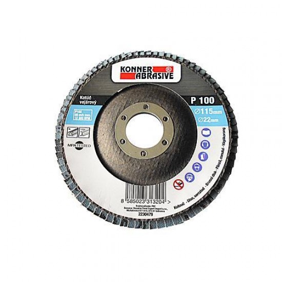 StrendPro Slīpēšanas disks metālam 125x22mm,A80,KONNER