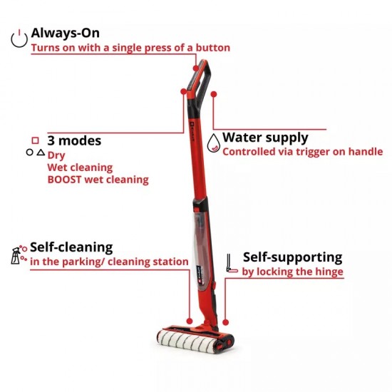 Einhell CLEANEXXO Akumulatora grīdas tīrītājs