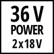 Einhell TE-VC 36/30Li S-Solo Akumulatora putekļu sūcējs