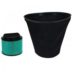 Dubultā putekļu filtra sistēma