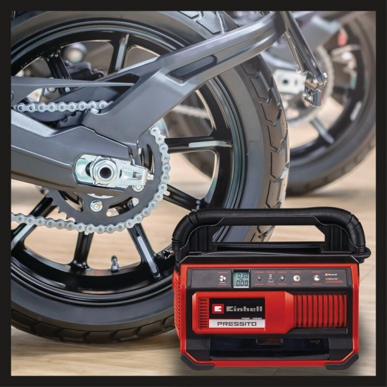 Einhell PRESSITO 18/25 Akumulatora hibrīdkompresors Einhell PRESSITO 18/25 Akumulatora hibrīdkompresors