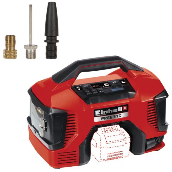 Einhell Pressito- Solo Akumulatora hibrīdkompresors