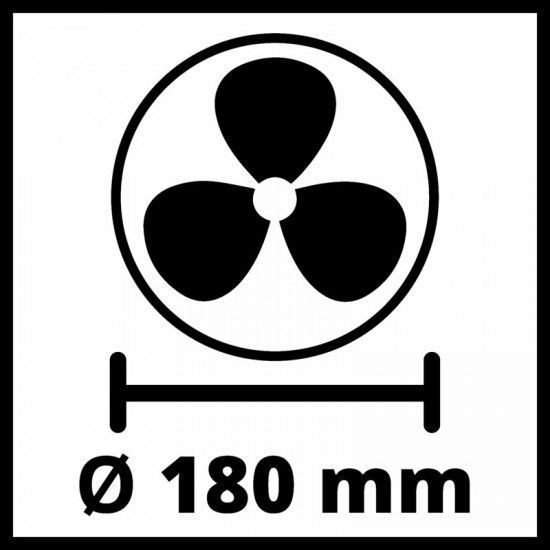 Einhell GE-CF 18/2200Li Akumulatora ventilators