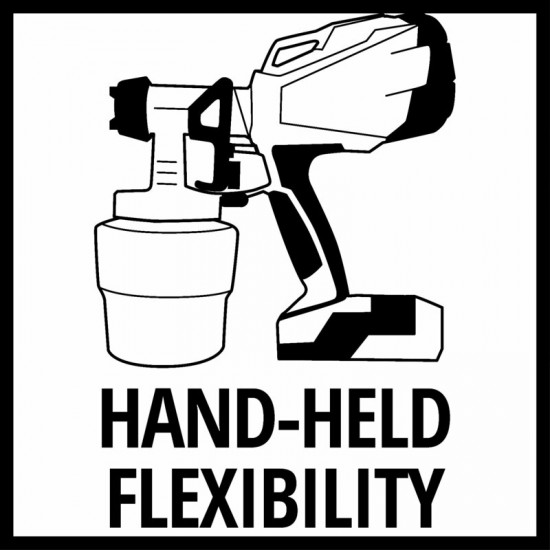 Einhell TC-SY 18/60 Li-Solo Akumulatora krāsas izsmidzināšanas pistole