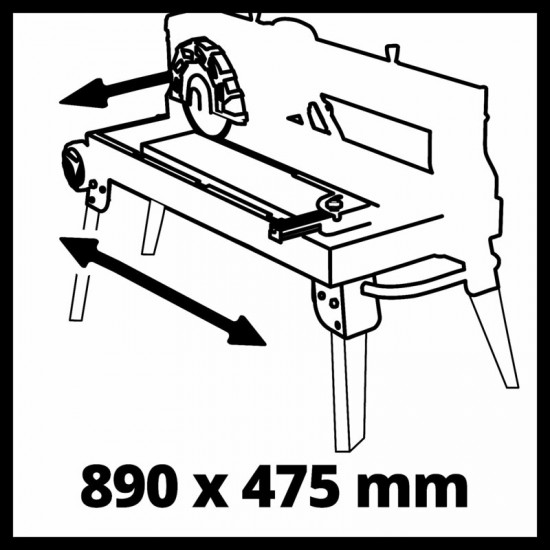 Einhell TE-TC 920 UL Darba galds flīžu griešanai