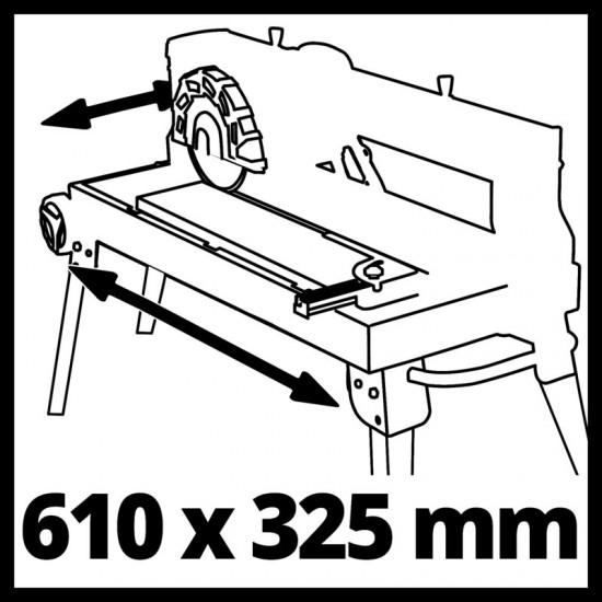 Einhell TE-TC 620 U Darba galds flīžu griešanai