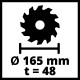 Einhell TE-PS 165 Ripzāģis