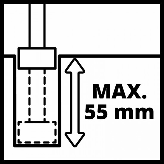 Einhell TE-RO 1255 E Virsfrēze Einhell TE-RO 1255 E Virsfrēze