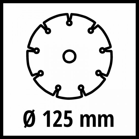 Einhell TC-MA 1300 Gropjfrēze 1320W/125mm Einhell TC-MA 1300 Gropjfrēze 1320W/125mm