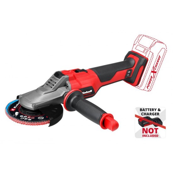 Einhell TP-AG 18/125 F Li BL Akumulatora leņķa slīpmašīna Einhell TP-AG 18/125 F Li BL Akumulatora leņķa slīpmašīna
