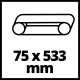Einhell TE-BS 850 E Lentas slīpmašīna