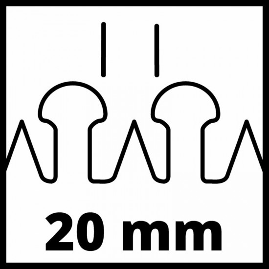 Einhell GC-HC 90/2046T Elektriskās dzīvžoga šķēres+zāģis Einhell GC-HC 90/2046T Elektriskās dzīvžoga šķēres+zāģis