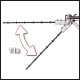 Einhell GC-HC 90/2046T Elektriskās dzīvžoga šķēres+zāģis Einhell GC-HC 90/2046T Elektriskās dzīvžoga šķēres+zāģis