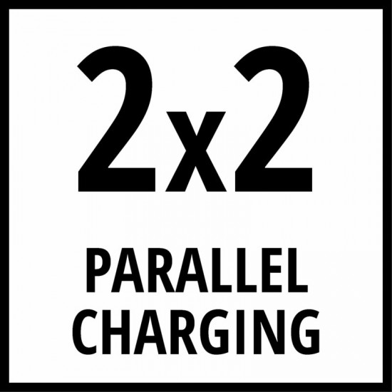 Einhell 18V 2x2 Power-X-Quattrocharger 4A Akumulatoru lādētājs