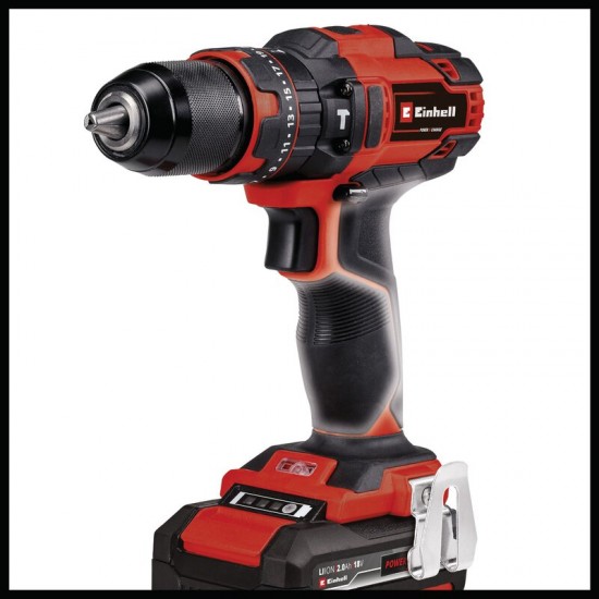 Einhell TE-CD 18/40 Li+64 Akumulatora urbjmašīna Einhell TE-CD 18/40 Li+64 Akumulatora urbjmašīna