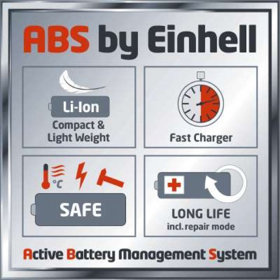 Einhell GE-HC 18Li T-KIT Akumulatora dzīvžoga šķēres+zāģis